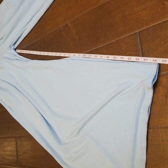 Blue Buttercup Light Blue Longsleeve Square Neck Jumpsuit - Picture 8 of 14